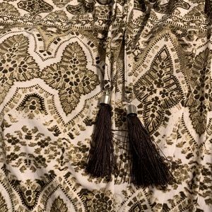 Bohemian long sleeve dress